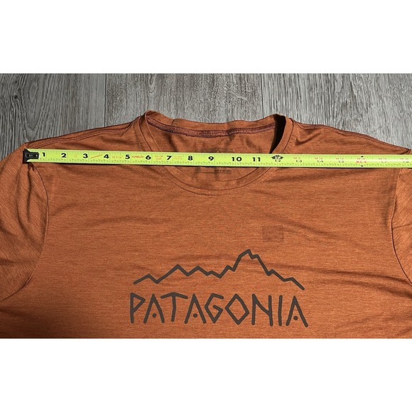 Patagonia Capilene Cool Graphic Baselayer Orange Shirt - Men Size XL - Picture 12 of 15